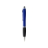 Шариковая ручка-стилус Nash, ярко-синий/черный/серебристый, абс пластик