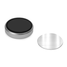 Магнитный держатель для телефона Magpin mini, черный/стальной