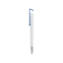 Ручка-подставка Кипер, белый/голубой, белый/голубой, пластик