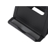 Подставка под смартфон с регулировкой угла наклона Lever, черный, черный, пластик