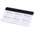 Коврик для мыши Chart с календарем, черный, пп пластик