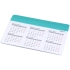 Коврик для мыши Chart с календарем, мятный, пп пластик/бумана