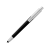 Ручка-стилус шариковая Salta, черный/серебристый, синие чернила