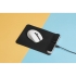 Коврик для мыши со встроенным USB-хабом Plug, черный/белый, пластик/резина/полиэстер