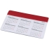 Коврик для мыши Chart с календарем, красный, пп пластик/бумага