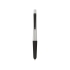 Ручка - стилус Gumi, серебристый, черные чернила, серебристый/черный, пластик