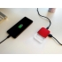 USB хаб Mini iLO Hub, красный, красный, абс пластик