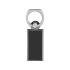 Набор Slip: визитница, держатель для телефона, серый/черный, серый/черный, металл