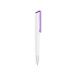 Ручка-подставка Кипер, белый/фиолетовый, белый/фиолетовый, пластик