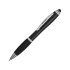 Шариковая ручка-стилус Nash, черный/серебристый, аБС пластик
