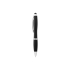 Ручка-стилус шариковая Mandarine, черный, черные чернила, черный/серебристый, металл