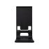 Тонкая алюминиевая подставка для телефона Rise, черный, черный, алюминий, силиконовый пластик
