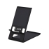 Тонкая алюминиевая подставка для телефона Rise, черный, черный, алюминий, силиконовый пластик