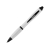 Ручка-стилус шариковая Nash, белый/черный