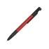 Ручка-стилус металлическая шариковая многофункциональная (6 функций) Multy, красный, красный, металл