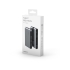 Хаб USB Rombica Type-C Hermes Black, черный, пластик, алюминий