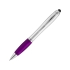 Ручка-стилус шариковая Nash, серебристый/пурпурный, серебристый/фиолетовый, абс пластик