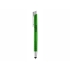 Ручка-стилус шариковая Giza, зеленый, зеленый/серебристый, абс пластик