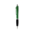 Шариковая ручка-стилус Nash, зеленый/черный/серебристый, абс пластик