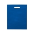 Большая просторная нетканая сумка-тоут для конференций, ярко-синий, нетканый полипропилен 80 г/м2