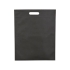 Большая просторная нетканая сумка-тоут для конференций, черный, нетканый полипропилен 80 г/м2