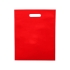 Большая просторная нетканая сумка-тоут для конференций, красный, нетканый полипропилен 80 г/м2