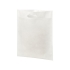 Большая просторная нетканая сумка-тоут для конференций, белый, нетканый полипропилен 80 г/м2