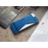 Кошелек-накладка на iPhone 5/5s и SE, синий, синий, натуральная кожа