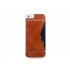 Кошелек-накладка на iPhone 5/5s и SE, коричневый, коричневый, натуральная кожа