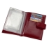 Бумажник для водительских документов, красный, красный, натуральная кожа