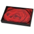 Набор «Роза»: косметичка и шарф, красный/черный, полиэстер