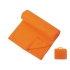 Плед для путешествий Flight в чехле с ручкой и карманом, оранжевый, оранжевый, 100% полиэстер