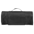 Стеганый плед для пикника  Garment, черный, черный, верх- флис плотность 220 г/м2, непромокаемый слой- 100% полиэстер 170т