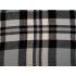 Плед Liner с бахромой, 140*205 см., серый с черным, серый, черный, 90% хлопок, 10% полиэфир