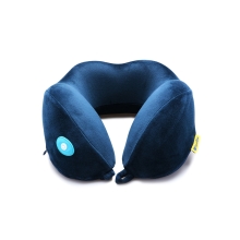 Подушка для путешествий со встроенным массажером Massage Tranquility Pillow, синий