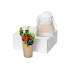 Подарочный набор Ягодный аромат с мылом, набором для ванны, белый, разноцветный, сумка - полиэстер, хлопок с пвх, губка для ванны - полиэстер, мочалка - полиэтилен, пемза - известняк, зелень- пластик, стакан- картон