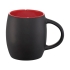 Керамическая чашка Hearth с деревянной крышкой-костером, черный/красный, черный/красный, керамика