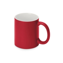 Кружка-хамелеон Magic матовая, красный/белый Кружка-хамелеон Magic матовая, красный/белый