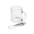 Набор Tea: кружка и ситечко для чая, прозрачный, серебристый, стекло, нержавеющая сталь