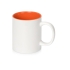 Кружка Sublime Color XL для сублимации 440мл, белый/оранжевый, белый/оранжевый, костяной фарфор