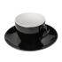 Чайная пара базовой формы Lotos, 250мл, черный, черный, костяной фарфор