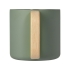 Кружка Bjorn объемом 360 мл с медной вакуумной изоляцией, зеленый яркий, зеленый, натуральный, переработанная нержавеющая сталь, древесина бука