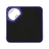 Подставка для кружки с открывалкой Liso, черный/синий, черный/синий, пластик