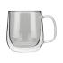 Набор Bergamot: кружка и ситечко для чая, черный, черный прозрачный, серебристый, боросиликатное стекло, нержавеющая сталь