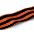 Георгиевская лента, оранжевый/черный, жаккард