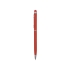Ручка-стилус шариковая Jucy Soft с покрытием soft touch, красный, красный, металл