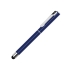 Ручка металлическая стилус-роллер STRAIGHT SI R TOUCH, темно-синий, темно-синий, металл