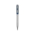 Ручка шариковая «Глазго» серебристая/синяя, серебристый/синий, металл