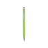 Ручка-стилус металлическая шариковая Jucy, зеленое яблоко, зеленое яблоко, металл