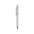 Ручка шариковая Easy. Pierre Cardin, белый, белый/серебристый, корпус- латунь, лак/отделка и детали дизайна- сталь, хром